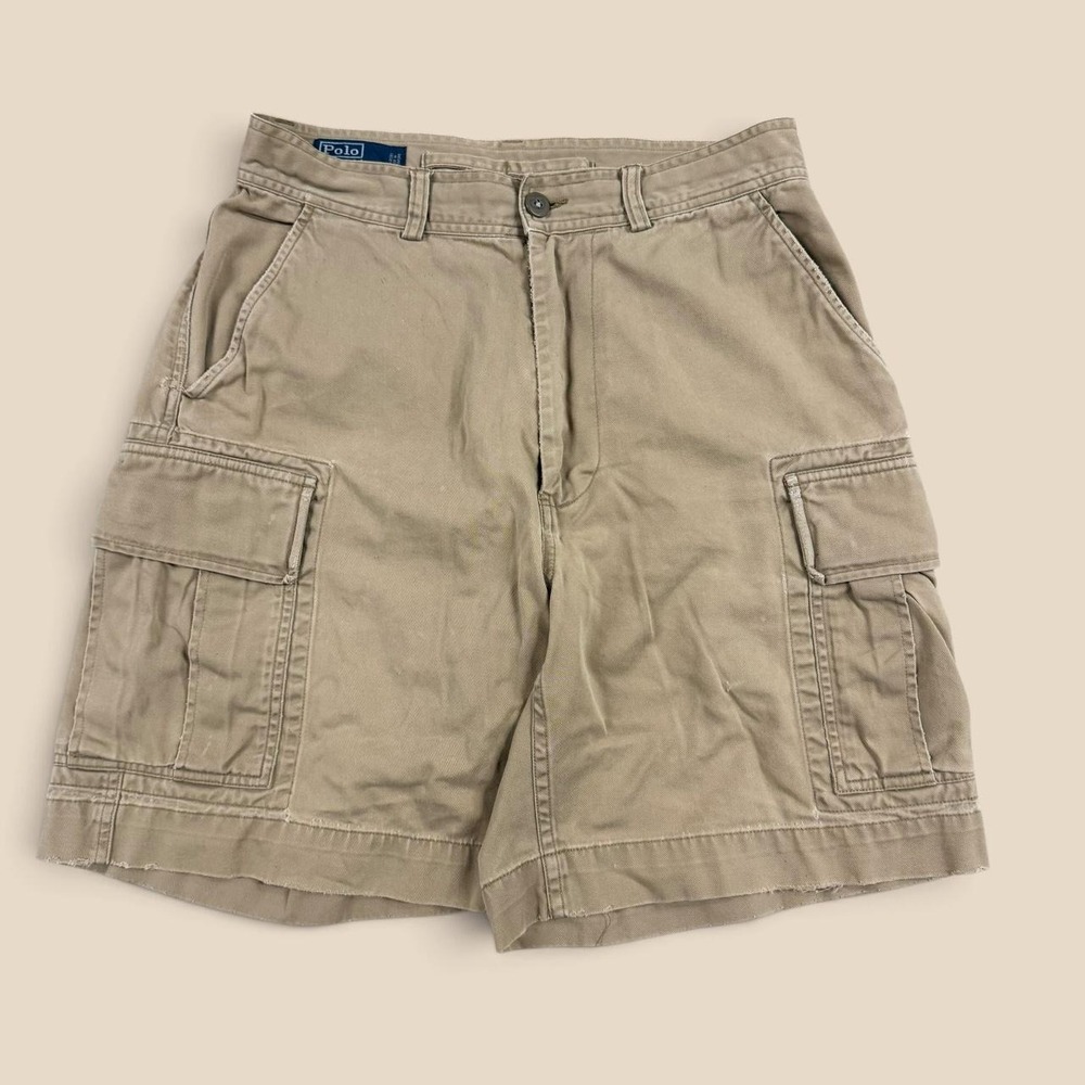 Polo Ralph Lauren Mens Cargo Shorts 31 Tan Khaki Polo 67 Chino Light Wear